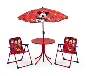 Mickey Mouse Havesæt med stole og parasol