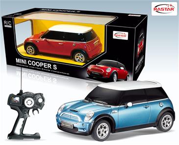 Mini Cooper S 1:14 Blå Fjernstyret Bil