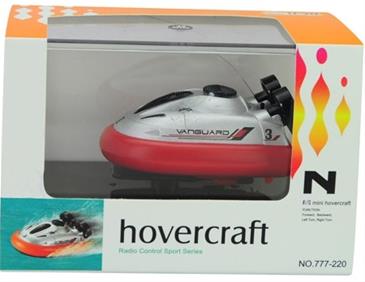 Mini Fjernstyret Hovercraft Båd, Rød