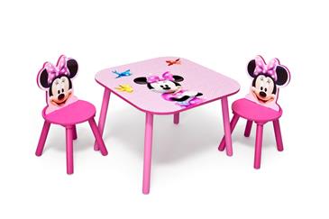 Minnie Mouse Bord og Stole Pink-2