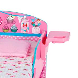Minnie Mouse juniorseng m/opbevaring+hylde (140cm)-6