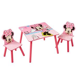 Minnie Mouse pink bord med stole-2