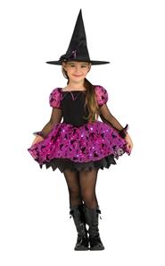 Moonlight Magisk Heks m/lys halloween kjole til børn