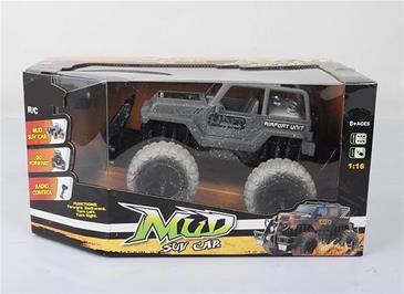 Mud Car SUV Fjernstyret 1:16, Silver-4