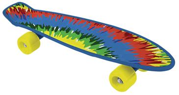 Bored Neon X - Tie Dye Skateboard til Børn
