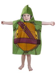 Ninja Turtles Poncho Badehåndklæde med hætte