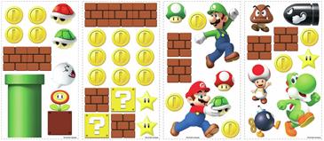 Nintendo Super Mario - Build a Scene Wallstickers-2