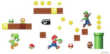 Nintendo Super Mario - Build a Scene Wallstickers-3