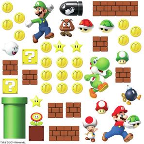Nintendo Super Mario - Build a Scene Wallstickers-4