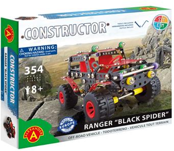 Off-Road Ranger Metal Konstruktionsbyggesæt - Black Spider
