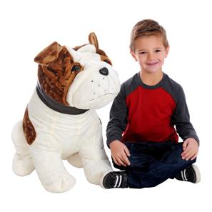 iPlush  Stor Bulldog Hunde Bamse 65cm -2