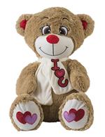 iPlush  Stor Bamse Love Bear Lysebrun 60cm