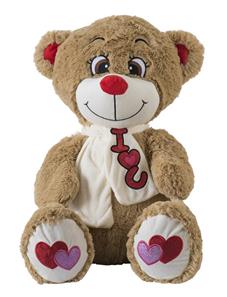 iPlush  Stor Bamse Love Bear Lysebrun 60cm 