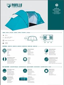 Pavillo Family Ground 4 Telt  460 x 230 x 185 cm-4