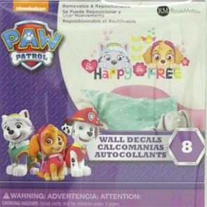 Paw Patrol Skye og Everest Be Happy Wallstickers-4