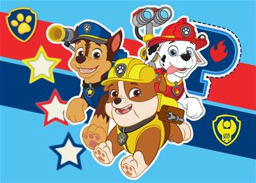 Paw Patrol gulvtæppe 03 til børn 133x95