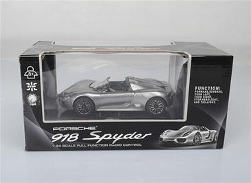 Porsche 918 Spyder Fjernstyret Bil 1:24 Sølv, sort eller hvid-11