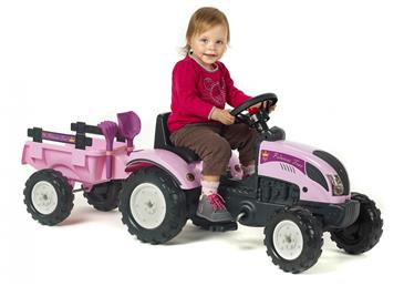 Prinsesse Traktor med Anhænger