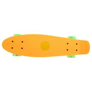  Maronad Retro Minicruiser Skateboard  m/LED Lys og ABEC7, Orange-2