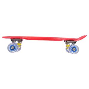 Maronad Retro Minicruiser Skateboard m/LED Lys og ABEC7, Rød-4