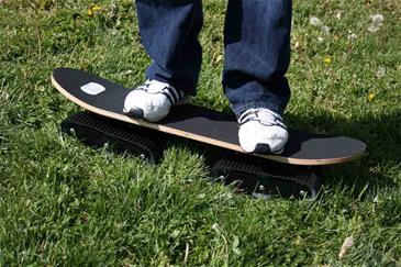 Rockboard Descender Skateboard, Rød-4