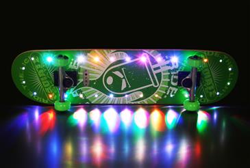 Rockboard Radiate Skateboard med LED Lysshow, Blå-2
