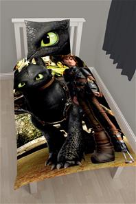 Sådan træner du din drage ''Mountain'' Sengetøj - 100 Procent Bomuld