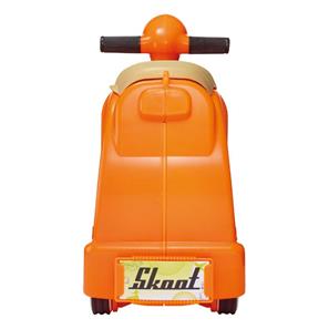 Skoot 2-i-1 Trolley Kuffert og køretøj med hjul til børn, Orange-3