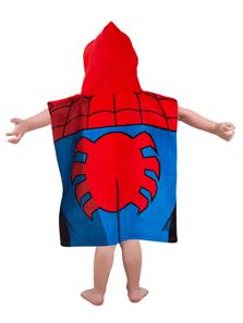 Spiderman Poncho Badehåndklæde med hætte-2