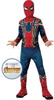 Spiderman Rød/Blå Kostume (3-10 år)