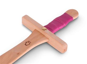 Træ prinsesse sværd 56 cm, birk-2