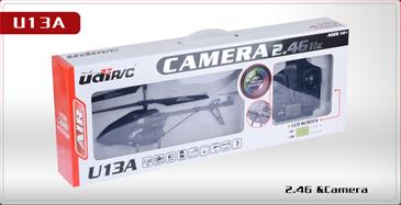 UDI U13A Fjernstyret Helikopter med Spy Kamera / Gyro 2.4G-5