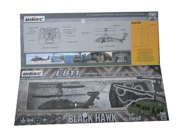 UDI U811 Fjernstyret Black Hawk Helikopter med Gyro-3
