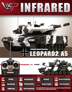 VSTank Pro IR German Leopard 2 A5 Winter Camouflage