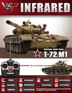 VSTank Pro IR Russian T72 M1 Desert Brown