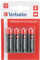 Verbatim 4 stk AA batterier