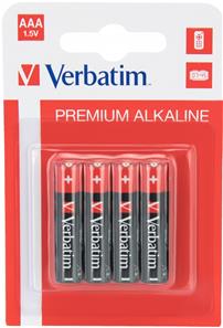 Verbatim 4 stk AAA batterier