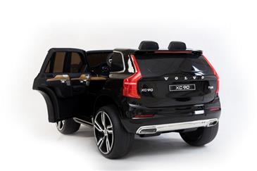 Volvo XC90 SUV til Børn 12V Sort, m/2.4G Remote, Gummihjul-4