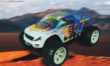 Wind Hobby 1:10 4WD EP off-road Monster Truck, Blå