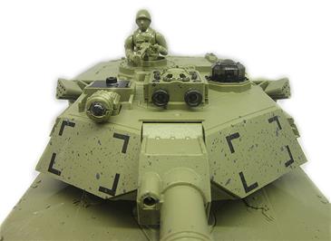 ZEGAN US M1A2 Fjernstyret IR Battle Tank  1:28, 2.4G (99803)-3