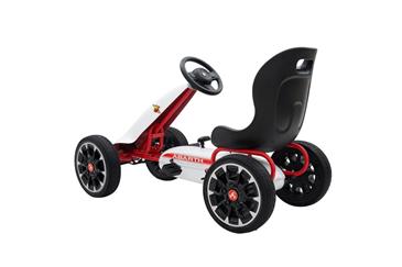 Abarth Pedal GoKart til børn 3-8 år, Hvid-12