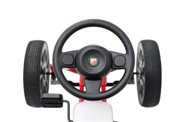 Abarth Pedal GoKart til børn 3-8 år, Hvid-14