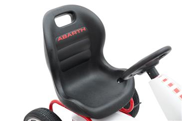 Abarth Pedal GoKart til børn 3-8 år, Hvid-15