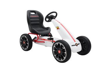 Abarth Pedal GoKart til børn 3-8 år, Hvid-5