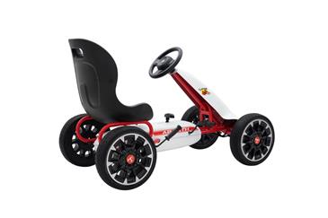 Abarth Pedal GoKart til børn 3-8 år, Hvid-7