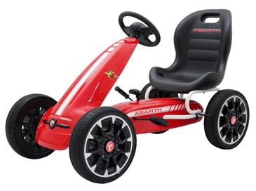 Abarth Pedal GoKart til børn 3-8 år, Rød