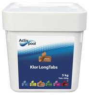 ActivPool Klor LongTabs 200g 5kg, Langsomklor