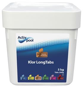 ActivPool Klor LongTabs 200g 5kg, Langsomklor