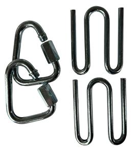 Adventure Sports Xtra 2 stk Karabinhage med S-krog til Slackline og Gynger-2