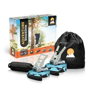 Adventure Sports Slackline startpakke 15M inkl. guideline-9